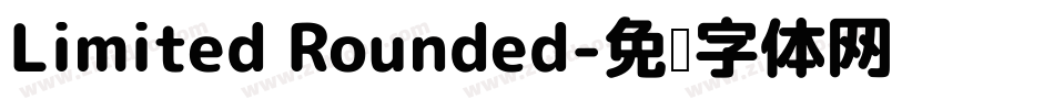 Limited Rounded字体转换